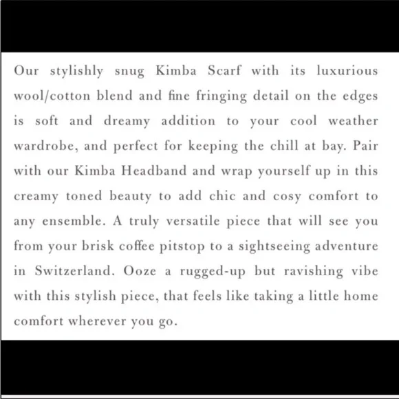 Spell Kimba Scarf & Headband Set - Picture 4 of 8